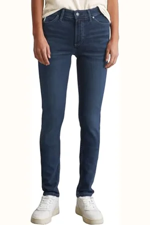 Marc O’ Polo Marc OߴPolo Denim Damen Jeanshose High Waist Skinny Fit, Blau (Dark Blue Multi 04), W28/L28