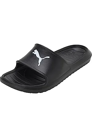 PUMA Unisex Divecat V2 Lite Cat Slide Sandal, Black White, 42 EU