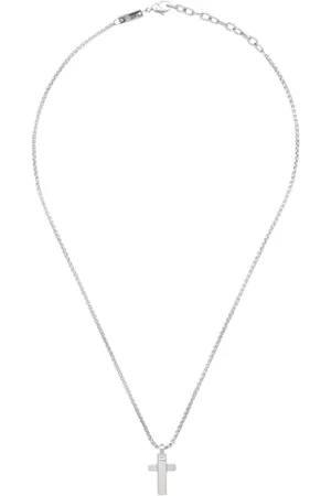 Breil Juwel Sammlung TAG AND CROSS, HALSKETTEN aus HERREN in STAHL Farbe SILVER messen 52 - TJ3228