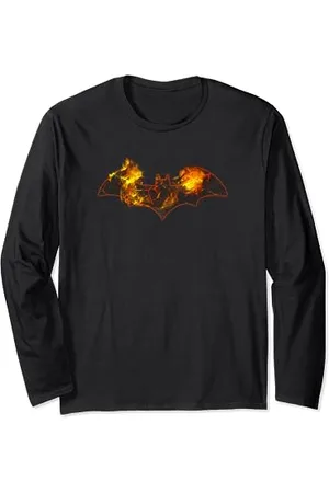 DC Comics Originals Batman Molten Logo Langarmshirt