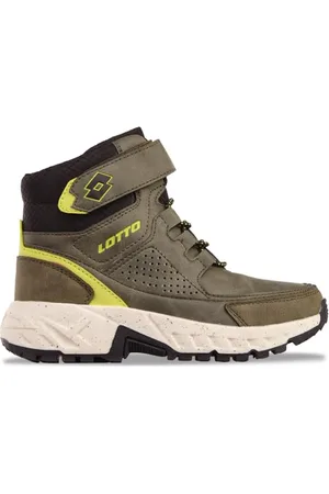 Lotto ALDERTON MID K Halblange Stiefel, Olive/Lime, 40 EU