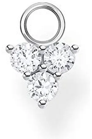 Thomas Sabo Einzel Ohrring Anhänger weiße Steine silber 925 Sterling Silber EP008-051-14