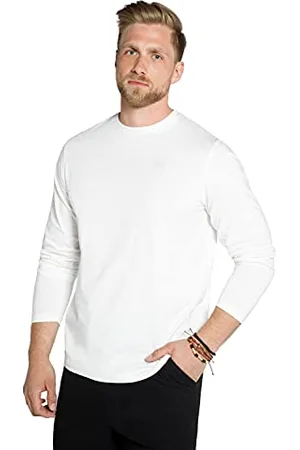 STHUGE Große Größen Herren T Shirt, White Out, XXL