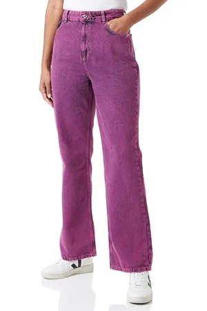 Trendyol Damen Gerade Weites Bein Hohe Taille Jeans, , 34