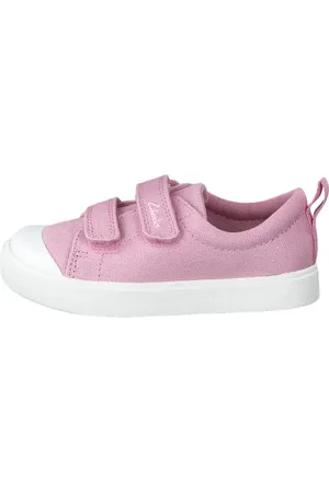 Clarks Mädchen City Bright T Sneaker Niedrig, Pink , 25.5 EU