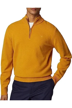 Hackett Herren Lambswool Hzip Pullover, , M