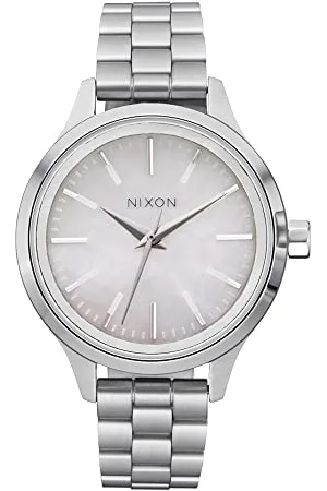 Nixon Damen Analog Japanisches Miyota-Quarzuhrwerk Uhr mit Edelstahl Armband A1342-5088-00
