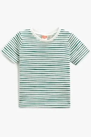 Koton Baby - Jungen Striped Basic Short Sleeve Crew Neck T-Shirt, , 12-18 Monate EU