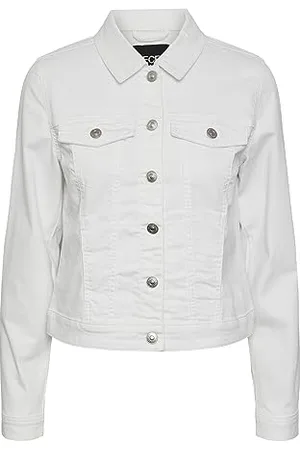 Pieces® Damen Pcoia Ls DNM Jacket Bwhi Noos Bc, ,M