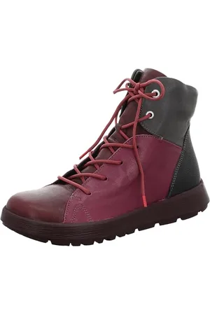 Think! Damen COMODA chromfrei gegerbte Schurwolle Schneestiefel, 5010 Chianti/Kombi, 38 EU
