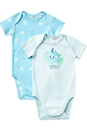 Benetton Baby-Jungen Set 2 Body 3gi70b00e Kleinkind Unterwäsche-Satz, , 50