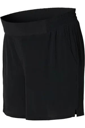 ESPRIT Damen Woven Under The Belly Shorts, Tiefschwarz-002, 42