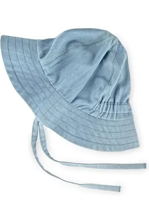 sigikid Baby Mädchen Denim Hut Sommerhut mit Bindebändchen Bio Baumwolle