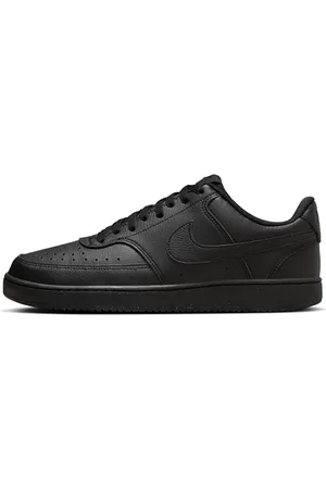 Nike Herren Court Vision Low Next Nature Sneaker, Schwarz/schwarzschwarz, 41 EU
