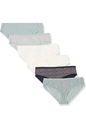 Amazon Damen Hipster-Unterwäsche Baumwolle, 6er-Pack, , 38