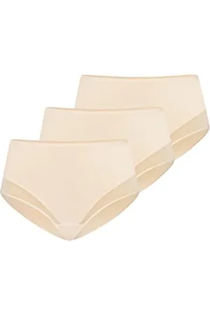 Teyli Damen 3er Pack Slip Taillenslip Baumwolle Hohe Taille L