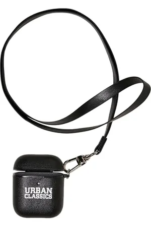 Urban classics Unisex TB4280-Earphone Case Necklace Accessoire, Black, one Size
