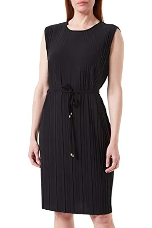 QS by s.Oliver S.Oliver Damen Plissee-Kleid Plissee-Kleid, , 44