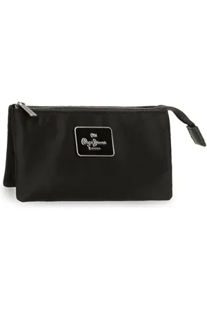 Pepe Jeans Christine Kulturbeutel mit DREI Fächern, , 17,5 x 9,5 x 2 cm, Polyester mit Details aus Kunstleder von Joumma Bags, , Talla única, Kulturbeutel mit DREI Fächern