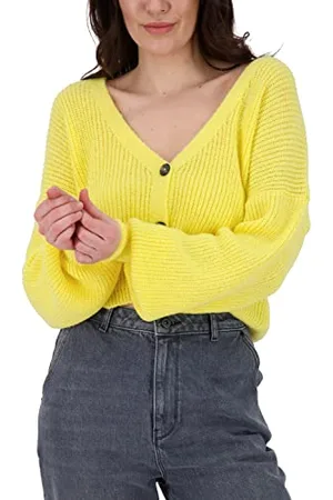 alife kickin ALIFE and Kickin KrissyAK Knit Cardigan – Damen Strickjacke Kurz – Stylisch & Bequem für Alltag & Freizeit – Perfekt für Übergangszeiten S