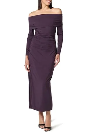 THE DROP Stevie Off The Shoulder Maxi Knit Dress Kleider, , 3XL Große Größen