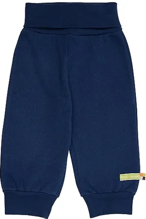 loud + proud Baby - Mädchen Interlock, GOTS Zertifiziert Freizeithose, Violet, 92 EU