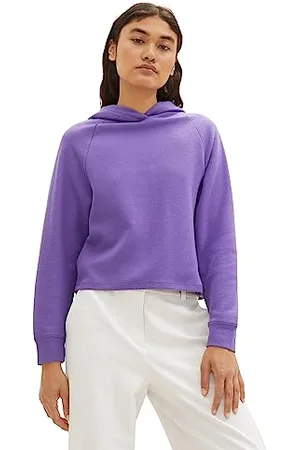 TOM TAILOR Damen 1038374 Basic Hoodie, 32255-lilac, XXL