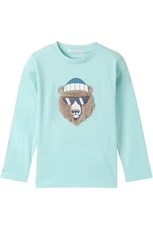 TOM TAILOR Jungen Kinder Longsleeve mit Print, , 116/122