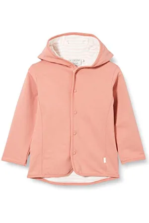 FIXONI Baby-Mädchen Reversable Cardigan Wendejacke, Dusty Rose, 86-92
