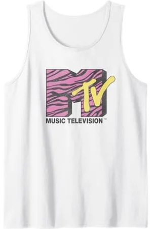 MTV Dekorierten Rosa Zebra Tank Top