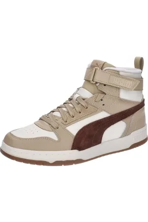 PUMA Unisex RBD Game WTR Sneaker, Alpine Snow-Haute Coffee Team Gold, 37 EU