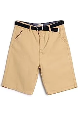 Koton Boys Bermuda Chino Shorts Slim Belt Detail Pockets Cotton