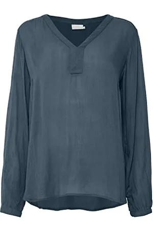 Kaffe Langarm-Bluse Amber Damen Bluse Amber Langarm V Ausschnitt Casual Shirt 44