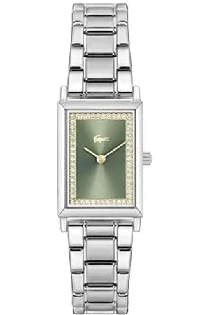 Lacoste Zwei-Zeiger-Quarzwerk-Uhr für Damen Kollektion Catherine mit Silbernes Edelstahlarmband - 2001406