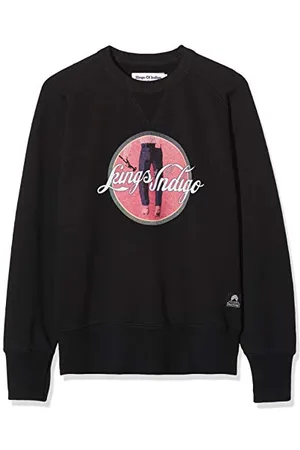 Kings of Indigo Herren Parnell Sweatshirt, , Large (Herstellergröße:L)