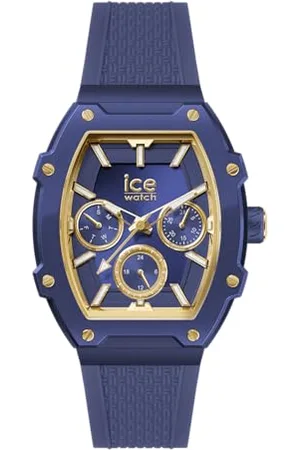 Ice-Watch Ice Watch - Ice boliday Digital Blue Alu - Blaue Damenuhr aus Aluminium mit Silikonarmband - 023802 (Small)