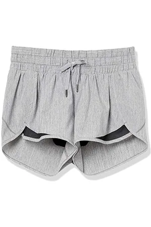 Amazon Damen Gewebte Laufhose Mit Gerafftem Bund In Normaler Passform, , S