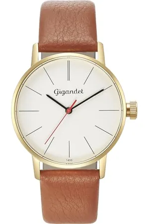 Gigandet Damen Analog Japanisches Quarzwerk Uhr mit Leder Armband VNAG43/010