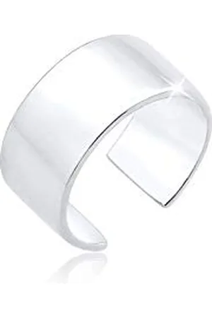 Elli Ohrringe Damen Single Earcuff Basic Trend Breit in 925 Sterling