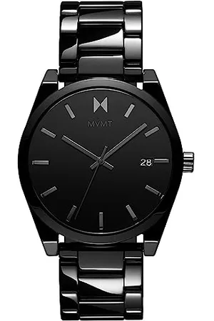 MVMT Analog Quarzuhr für Herren Kollektion Element mit Edelstahl-, Leder oder Keramikband