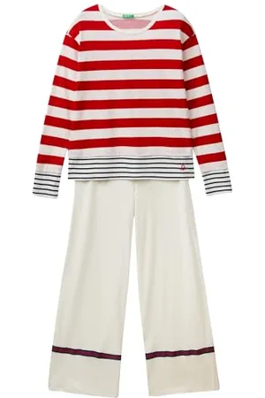 Benetton Damen Pig(Trikot+Hose) 3okg3P033 Pyjamaset, , S
