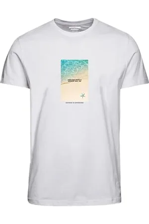 JACK&JONES JUNIOR Jungen JORMARBELLA Tee SS Crew Neck 1 FST JNR T-Shirt, White, 164 cm