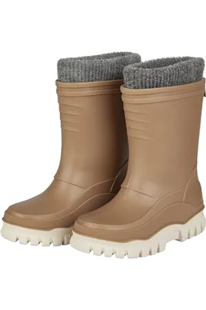 Sterntaler Gummistiefel uni gefüttert - Unisex Kinder Regenstiefel mit herausnehmbarem Innenschuh - warme, wasserdichte Kinderstiefel - Matsch- und Regenschuhe, , Größe 25