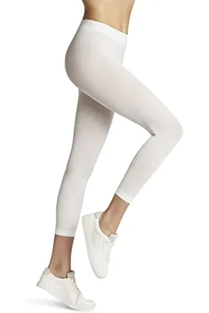 Falke Damen Leggings Pure Matt 50 DEN Capri W Le halb-blickdicht einfarbig 1 Stück, , M-L