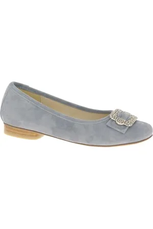 Hirschkogel by Andrea Conti Damen Ballerina Ballerinas, h.blau, 39 EU