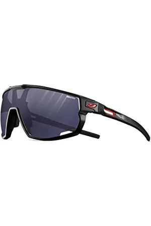 Julbo Herren Rush Sunglasses, Schwarz/Rot, L