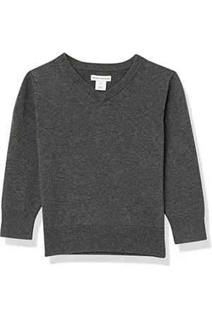 Amazon Unisex Kinder Pullover aus Baumwolle mit V-Ausschnitt, Uniform, , 2 Jahre