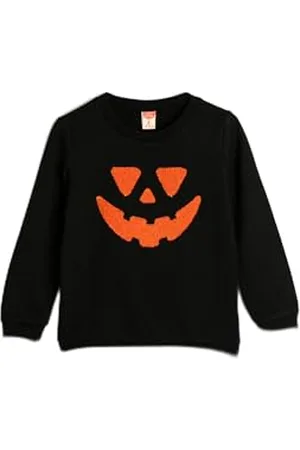 Koton Babyboy Sweatshirt Pumpkin Printed Long Sleeve Crew Neck Cotton