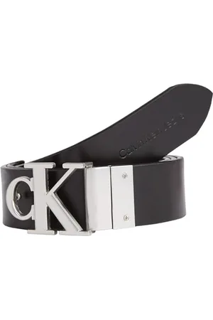 Calvin Klein Jeans Damen Gürtel Round Mono Pl Rev Lthr Belt 30Mm aus Kunstleder, , 75 cm