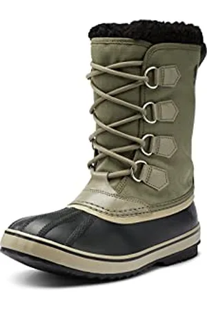 sorel 1964 PAC NYLON WATERPROOF Schneestiefel für Herren, Grün (Sage x Dark Moss), 40 EU